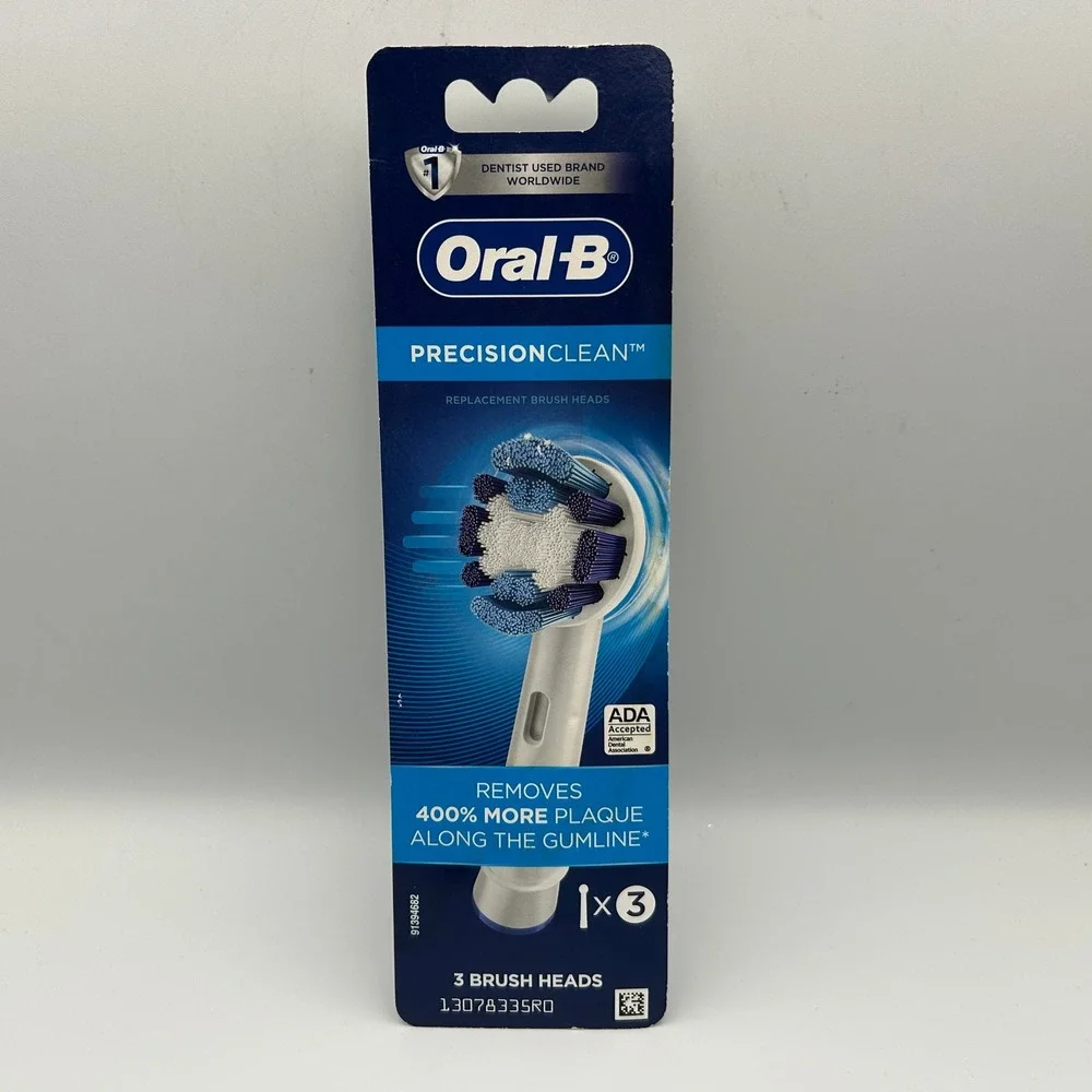 Oral-B Precision Clean Replacement Electric Toothbrush Heads 3 Count EB20